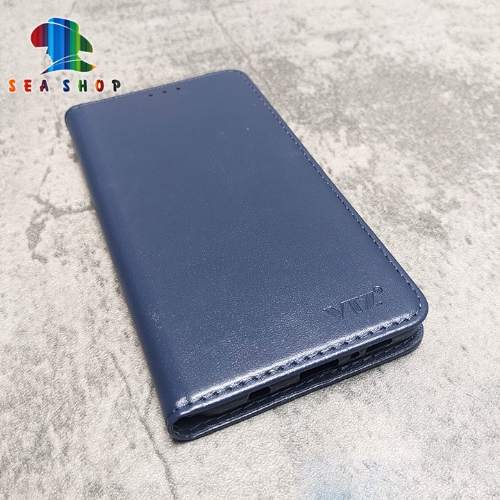 Bao Da Oppo A73 Dạng Ví, Có Ngăn Cài Thẻ Tiền, Thiết Kế Nắp Gập 2 Mặt - Sea Shop - Ảnh 4