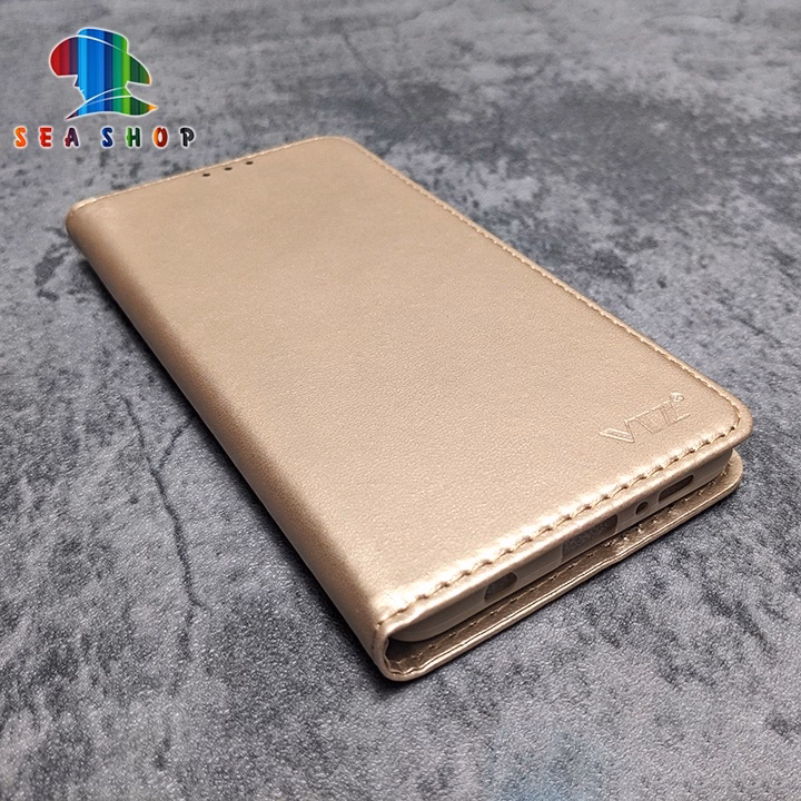 Bao Da Oppo A73 Dạng Ví, Có Ngăn Cài Thẻ Tiền, Thiết Kế Nắp Gập 2 Mặt - Sea Shop - Ảnh 5