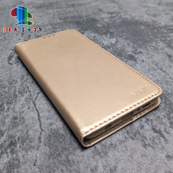 Bao Da Xiaomi Redmi Note9 Dạng Ví, Có Ngăn Cài Thẻ Tiền, Thiết Kế Nắp Gập 2 Mặt - Sea Shop - Ảnh 4
