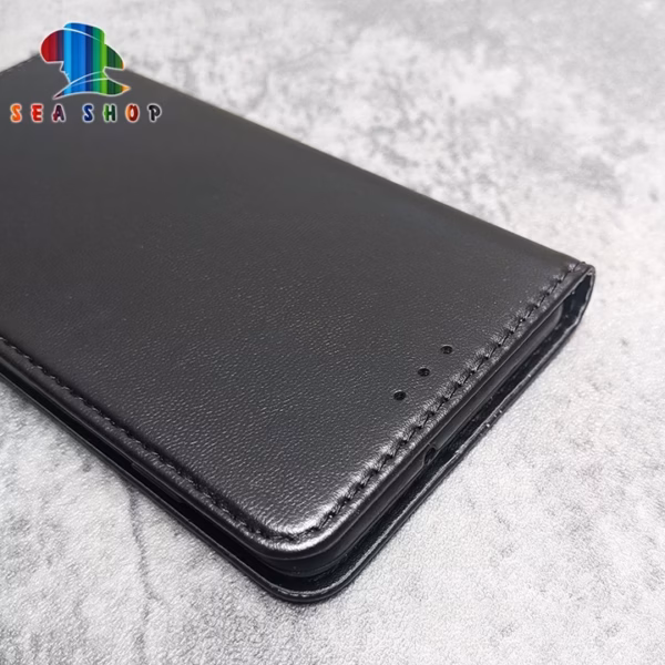 Bao Da Xiaomi Redmi Note9 Dạng Ví, Có Ngăn Cài Thẻ Tiền, Thiết Kế Nắp Gập 2 Mặt - Sea Shop - Ảnh 2