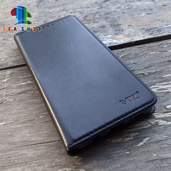 Bao Da Samsung A03, A03S Dạng Ví, Có Ngăn Cài Thẻ Tiền, Thiết Kế Nắp Gập 2 Mặt - Sea Shop - Ảnh 2