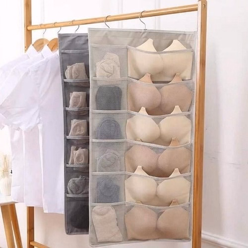 Túi Treo Đồ 2 Mặt 30 Ngăn Đựng Đồ Lót, Vật Dụng Gia Đình Chất Liệu Vải Oxford Chống Thấm Nước Bền Đẹp - Dmastore