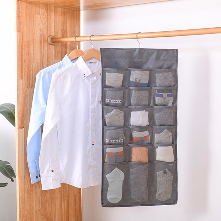 Túi Treo Đồ 2 Mặt 30 Ngăn Đựng Đồ Lót, Vật Dụng Gia Đình Chất Liệu Vải Oxford Chống Thấm Nước Bền Đẹp - Dmastore - Ảnh 6