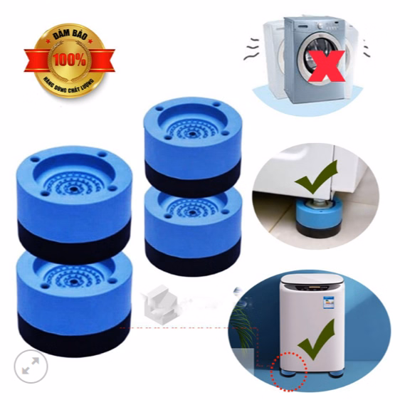 Bộ 04 Chân Đế Cao Su Chống Rung Máy Giặt Ctb48 - Bechip - Ảnh 3