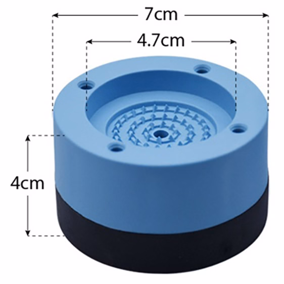 Bộ 04 Chân Đế Cao Su Chống Rung Máy Giặt Ctb48 - Bechip - Ảnh 10