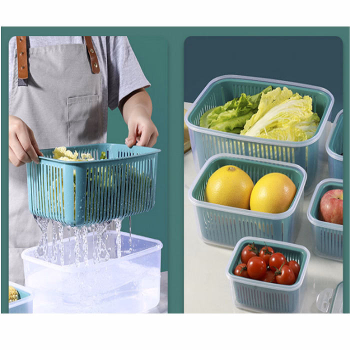 Set 5 Bộ Đựng Thực Phẩm Đa Năng 2 Lớp Ca0 Cấp Ctb49 - Bechip - Ảnh 9