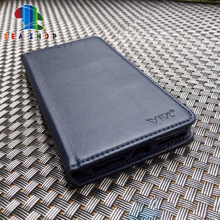 Bao Da Realme C15 Dạng Ví, Có Ngăn Cài Thẻ, Tiền, Thiết Kế Nắp Gập 2 Mặt - Sea Shop - Ảnh 3