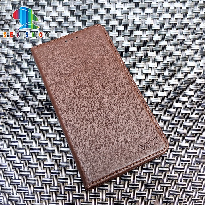 Bao Da Samsung S22 Ultra 5G Dạng Ví Có Ngăn Cài Thẻ, Tiền, Thiết Kế Nắp Gập 2 Mặt - Sea Shop