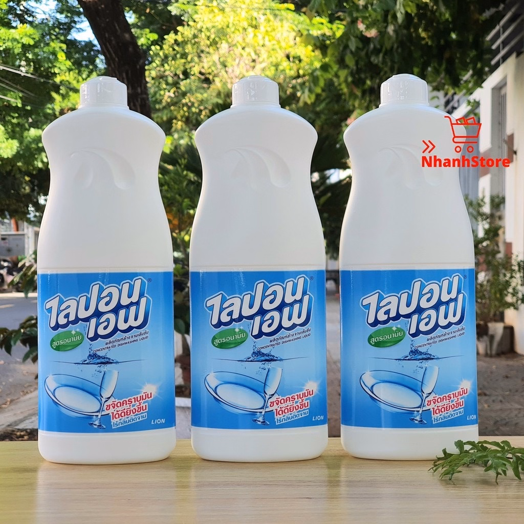 Nước Rửa Bát Không Mùi Thái Lan Chai 750Ml - Lion - Ảnh 3