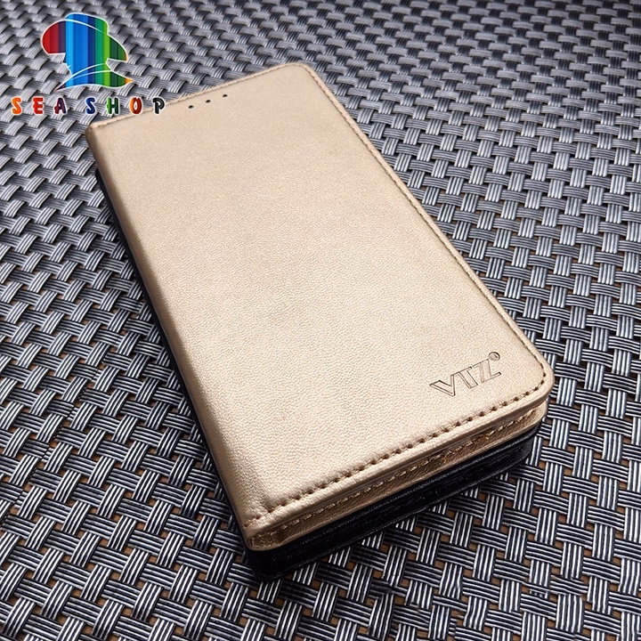 Bao Da Xiaomi Redmi 9A Dạng Ví, Có Ngăn Cài Thẻ, Tiền, Thiết Kế Nắp Gập 2 Mặt - Sea Shop - Ảnh 6