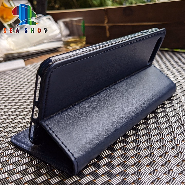 Bao Da Oppo A91 Dạng Ví, Có Ngăn Cài Thẻ, Tiền, Thiết Kế Nắp Gập 2 Mặt - Sea Shop - Ảnh 4