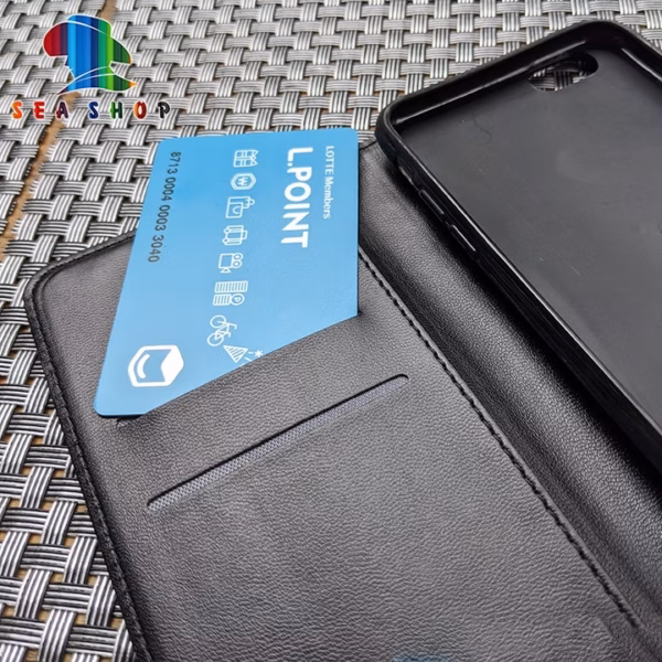 Bao Da Oppo A91 Dạng Ví, Có Ngăn Cài Thẻ, Tiền, Thiết Kế Nắp Gập 2 Mặt - Sea Shop - Ảnh 6