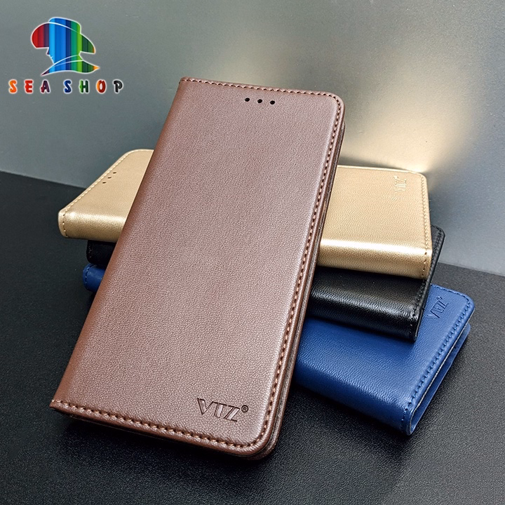 Bao Da Samsung S21Fe 5G Dạng Ví, Có Ngăn Cài Thẻ Tiền, Thiết Kế Nắp Gập 2 Mặt - Sea Shop