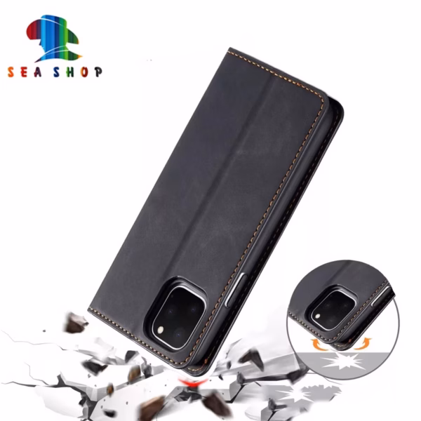 Bao Da Iphone 11, 11 Pro Max , Chính Hãng Nouku Thiết Kế Dạng Ví Sang Trọng, Có Ngăn Cài Thẻ - Sea Shop - Ảnh 4