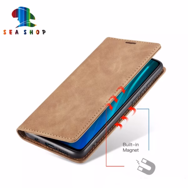 Bao Da Iphone 12 Mini, 12 Pro Max Chính Hãng Nouku Thiết Kế Dạng Ví Sang Trọng, Có Ngăn Cài Thẻ - Sea Shop - Ảnh 6