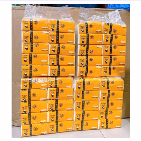 Bịch 10 Gói Khăn Giấy Gấu Trúc Sipiao Ctb59 - Bechip - Ảnh 2