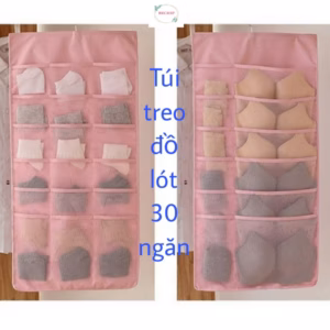 Túi Đựng Đồ Lót 2 Mặt 30 Ngăn Treo Tủ Tiện Lợi Ctb62 - Bechip