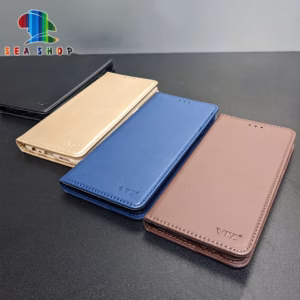 Bao Da Samsung A12 Dạng Ví - Sea Shop