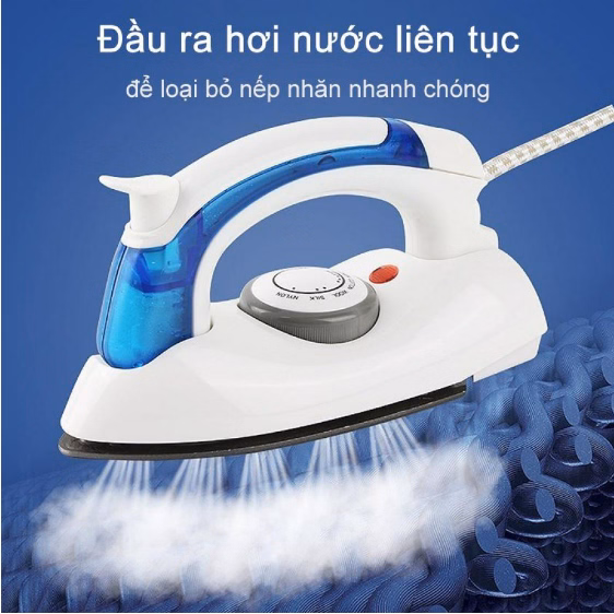 Bàn Là Hơi Nước Mini Cầm Tay, Gấp Gọn Tiện Dụng Ctb65 - Bechip - Ảnh 2