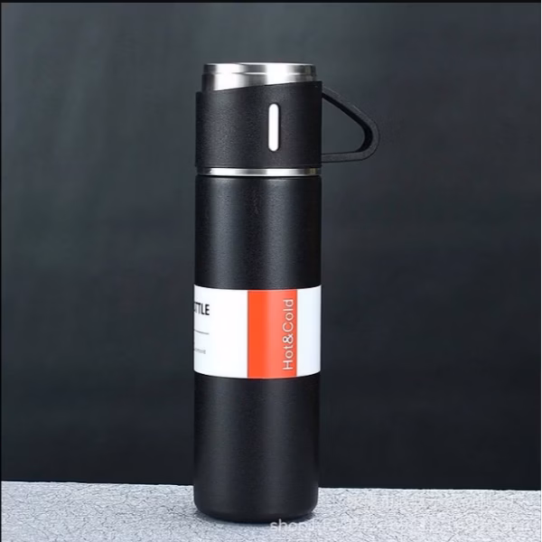 Bộ Bình Giữ Nhiệt Inox Kèm 2 Cốc Sang Trọng 500Ml Vacuum Flask Ctb68 - Bechip - Ảnh 13