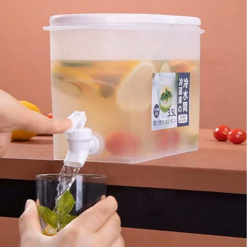 Bình Đựng Nước Bằng Nhựa 3.5L Có Vòi Siêu Tiện Lợi Ctb69 - Bechip - Ảnh 6