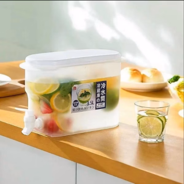 Bình Đựng Nước Bằng Nhựa 3.5L Có Vòi Siêu Tiện Lợi Ctb69 - Bechip - Ảnh 5