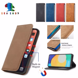 Bao Da Samsung A23 4G Và A23 5G, Chính Hãng Nouku Thiết Kế Dạng Ví Sang Trọng, Có Ngăn Cài Thẻ - Sea Shop