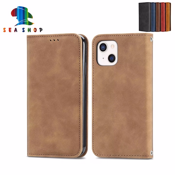 Bao Da Iphone14 Plus, 14 Pro Max, Chính Hãng Nouku Thiết Kế Dạng Ví Sang Trọng, Có Ngăn Cài Thẻ - Sea Shop