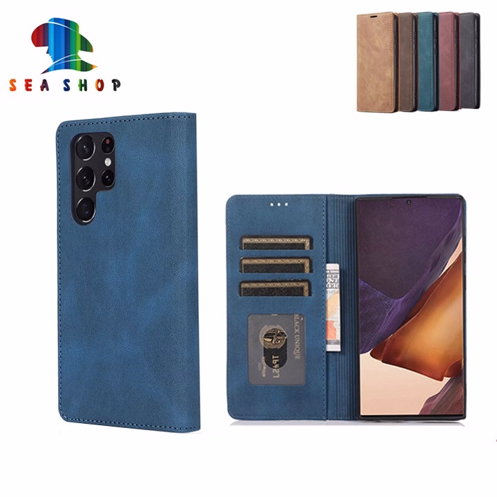 Bao Da Samsung S21, Chính Hãng Nouku Thiết Kế Dạng Ví Sang Trọng, Có Ngăn Cài Thẻ - Sea Shop