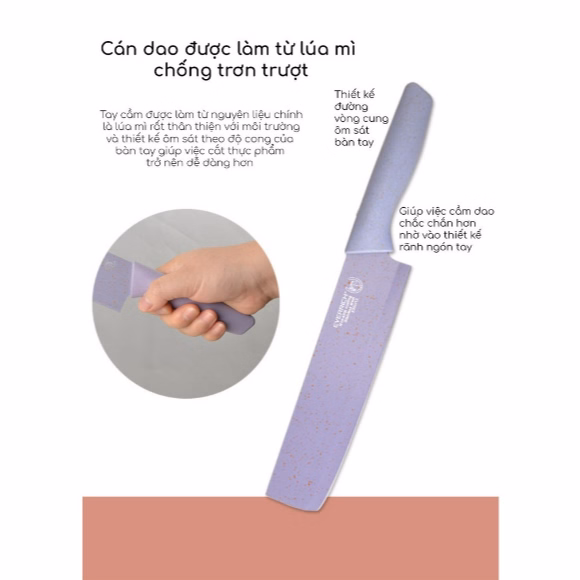 Bộ Dao Kéo Lúa Mạch 6 Món Kháng Khuẩn Cao Cấp Ctb73 – Bechip - Ảnh 11