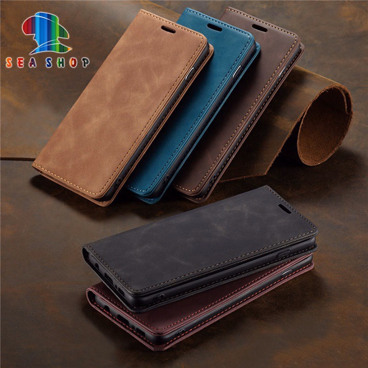 Bao Da Samsung Note 20 4G, 5G Chính Hãng Nouku Thiết Kế Dạng Ví Sang Trọng, Có Ngăn Cài Thẻ - Sea Shop