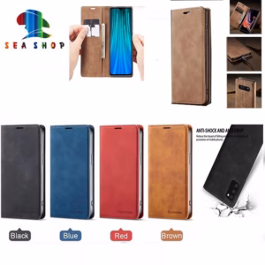 Bao Da Iphone 5 ,5S, Se Chính Hãng Nouku Thiết Kế Dạng Ví Sang Trọng, Có Ngăn Cài Thẻ - Sea Shop