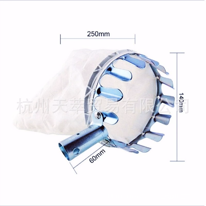 Dụng Cụ Hái Trái Cây, Vợt Hái Bằng Kim Loại - Su - Ảnh 2