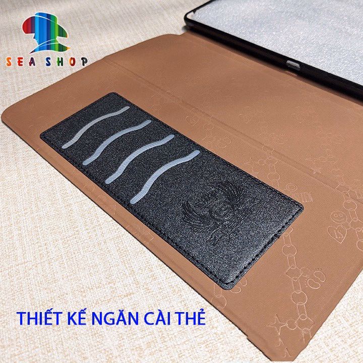 Bao Da Samsung Tab S4-T830 Chính Hãng Lishen Thiết Kế Dạng Ví Sang Trọng, Có Ngăn Cài Thẻ - Sea Shop - Ảnh 4