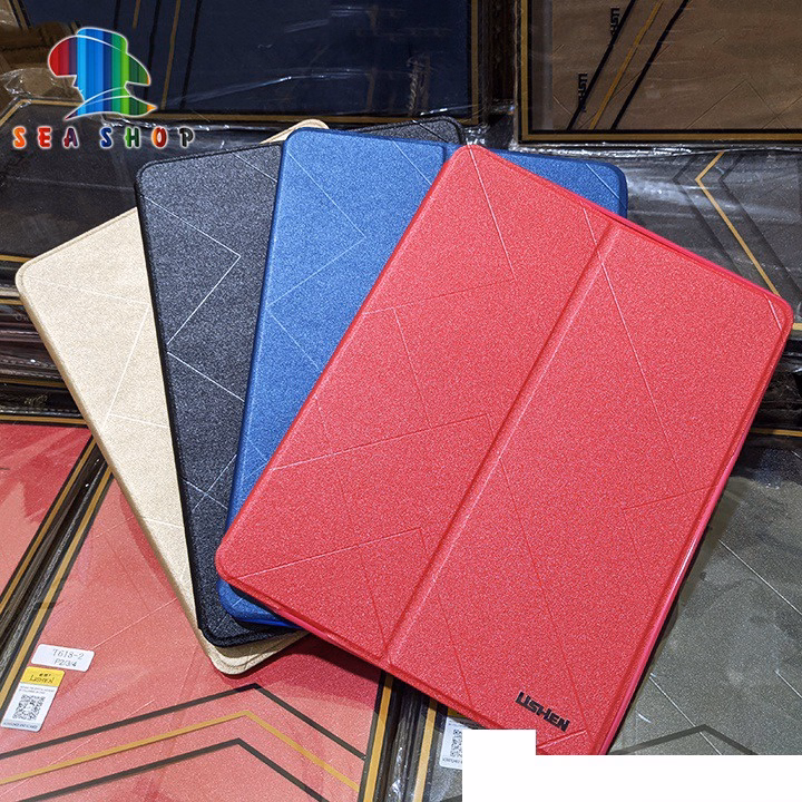 Bao Da Samsung Tab S4-T830 Chính Hãng Lishen Thiết Kế Dạng Ví Sang Trọng, Có Ngăn Cài Thẻ - Sea Shop - Ảnh 2