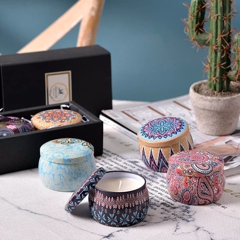 Sáp Nến Thơm Tinh Dầu Thiên Nhiên Phong Cách Bắc Âu - Su - Ảnh 2