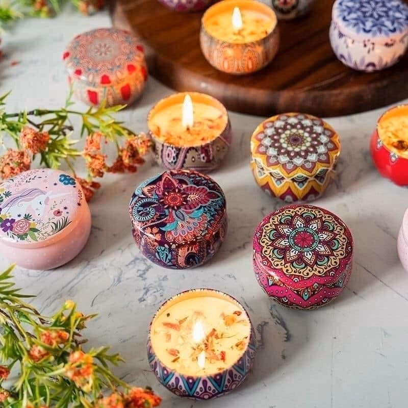 Sáp Nến Thơm Tinh Dầu Thiên Nhiên Phong Cách Bắc Âu - Su