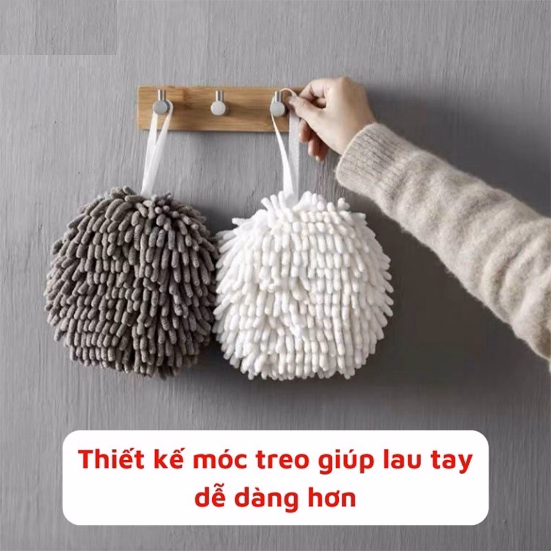 Khăn Lau Tay San Hô Siêu Thấm Nước Tiện Dụng - Su - Ảnh 5