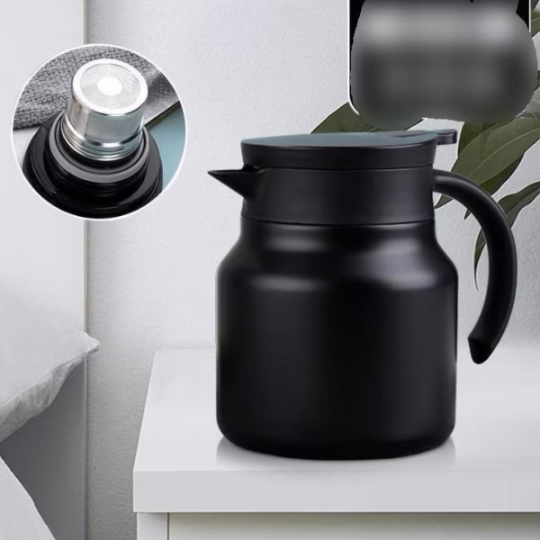 Ấm Giữ Nhiệt, Bình Pha Trà Inox 304 Có Lõi Lọc 800Ml/1000Ml - Su - Ảnh 4