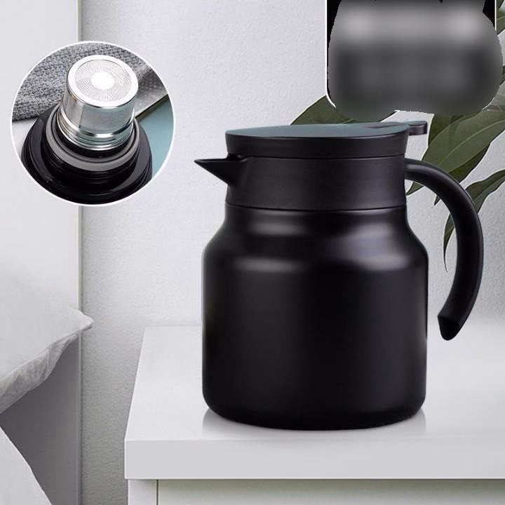 Ấm Giữ Nhiệt, Bình Pha Trà Inox 304 Có Lõi Lọc 800Ml/1000Ml - Su - Ảnh 4
