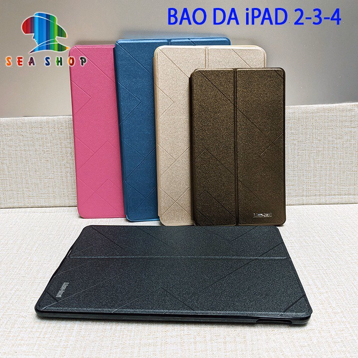 Bao Da Ipad 2 Chính Hãng Lishen Thiết Kế Dạng Ví Sang Trọng, Có Ngăn Cài Thẻ - Sea Shop - Ảnh 2