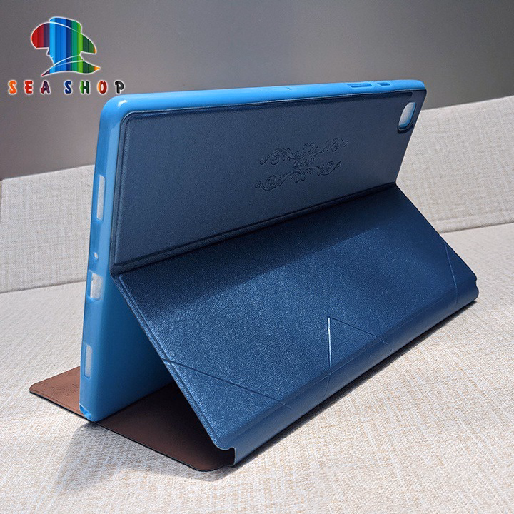 Bao Da Samsung Tab A8 T295 Chính Hãng Lishen Thiết Kế Dạng Ví Sang Trọng, Có Ngăn Cài Thẻ - Sea Shop - Ảnh 4