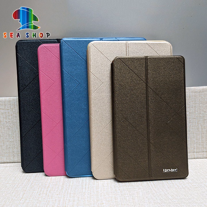 Bao Da Samsung Tab A8 T295 Chính Hãng Lishen Thiết Kế Dạng Ví Sang Trọng, Có Ngăn Cài Thẻ - Sea Shop