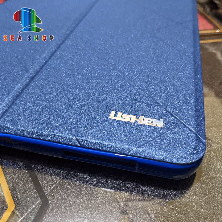 Bao Da Samsung Tab A8 T295 Chính Hãng Lishen Thiết Kế Dạng Ví Sang Trọng, Có Ngăn Cài Thẻ - Sea Shop - Ảnh 3