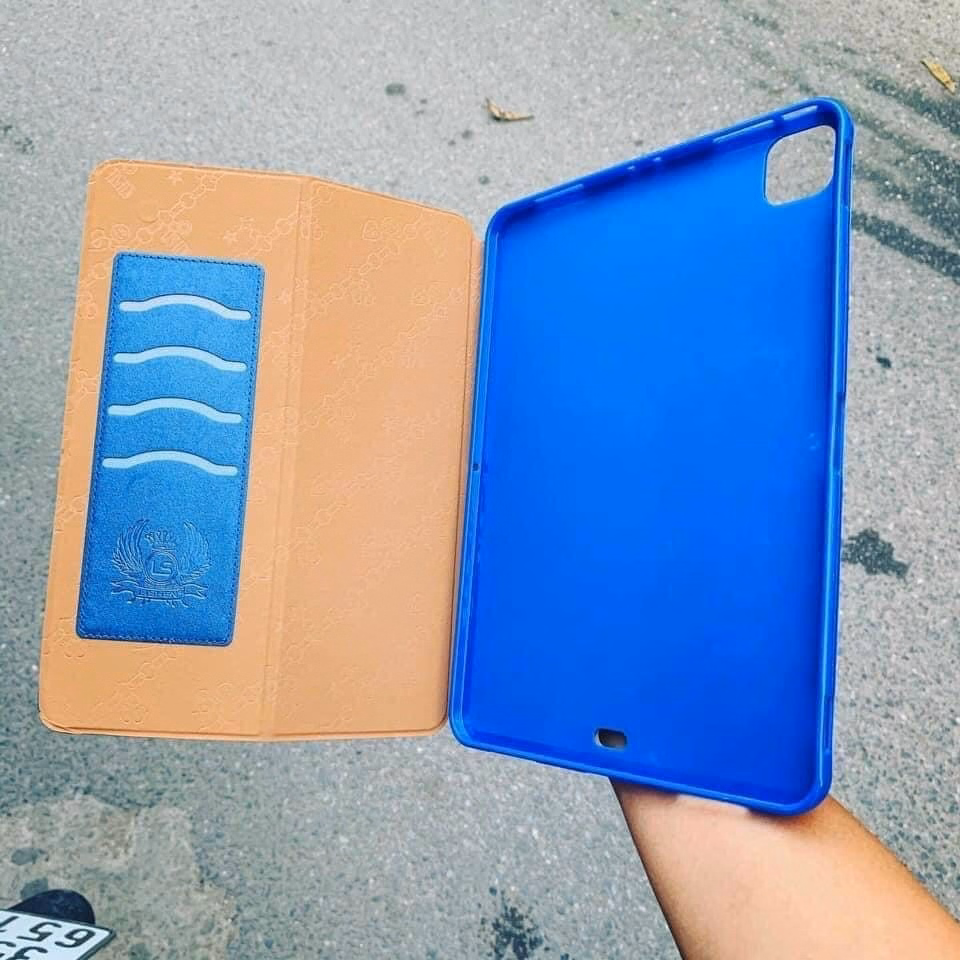 Bao Da Samsung Tab S7 Fe -T735 Chính Hãng Lishen Thiết Kế Dạng Ví Sang Trọng, Có Ngăn Cài Thẻ - Sea Shop - Ảnh 3