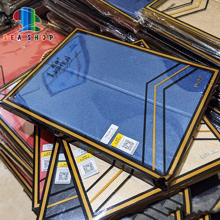 Bao Da Samsung Tab S7 Fe -T735 Chính Hãng Lishen Thiết Kế Dạng Ví Sang Trọng, Có Ngăn Cài Thẻ - Sea Shop