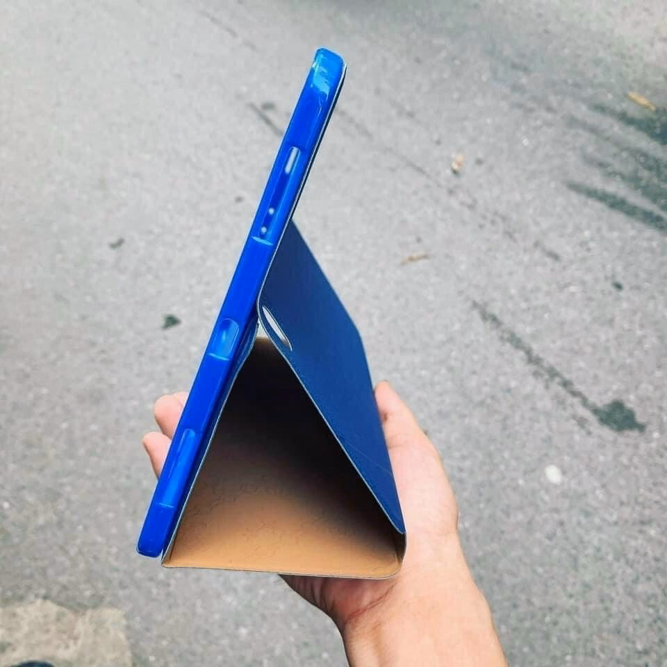 Bao Da Samsung Tab S7 Fe -T735 Chính Hãng Lishen Thiết Kế Dạng Ví Sang Trọng, Có Ngăn Cài Thẻ - Sea Shop - Ảnh 4