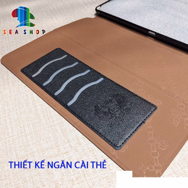 Bao Da Ipad 10.2 Inch Chính Hãng Lishen Thiết Kế Dạng Ví Sang Trọng, Có Ngăn Cài Thẻ - Sea Shop - Ảnh 3