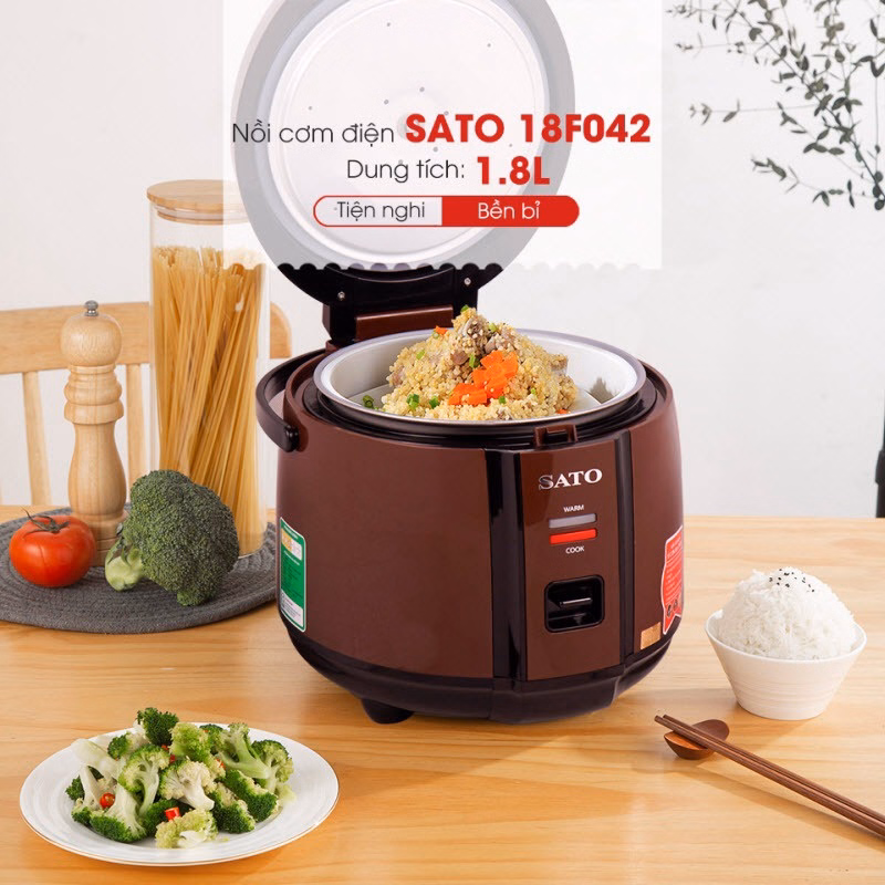 Nồi Cơm Điện Sato 18F041/18F042 1.8L - Ảnh 6