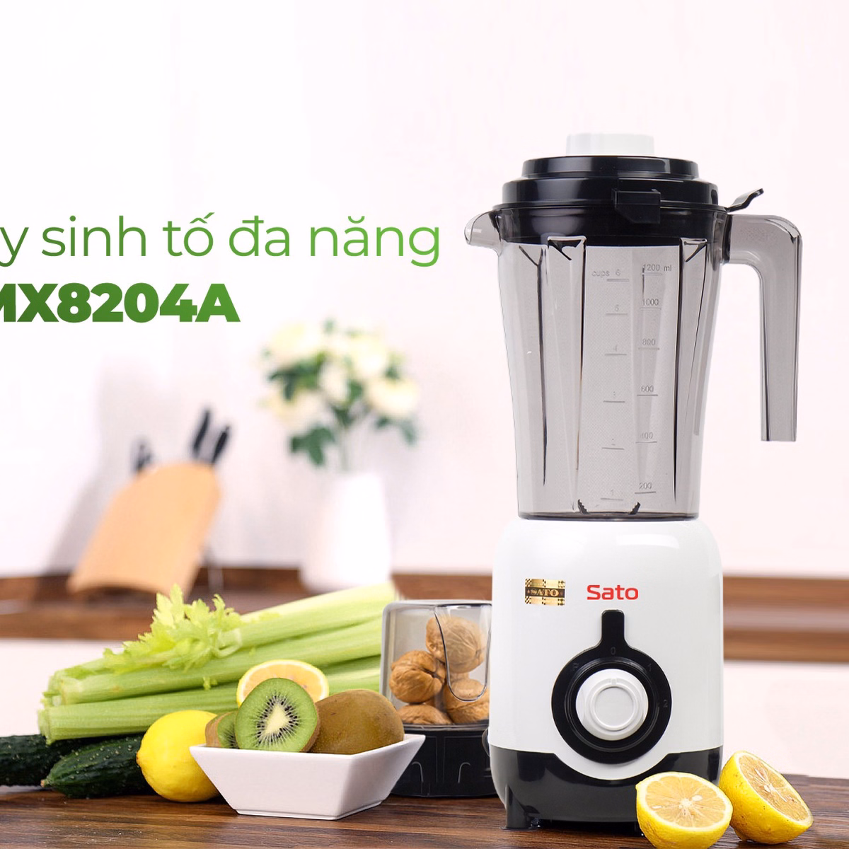 Máy Xay Sinh Tố Đa Năng Sato Mx8602A - Sato - Ảnh 6